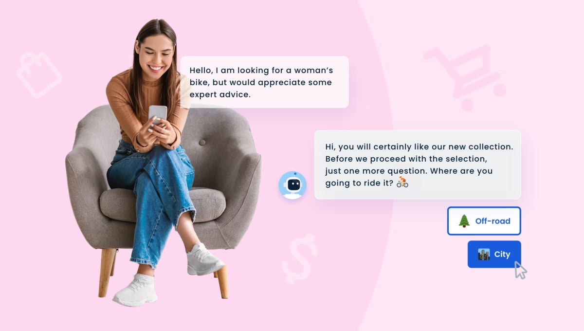 Conversational Ecommerce Chatbot: 5 Use Cases [Examples]