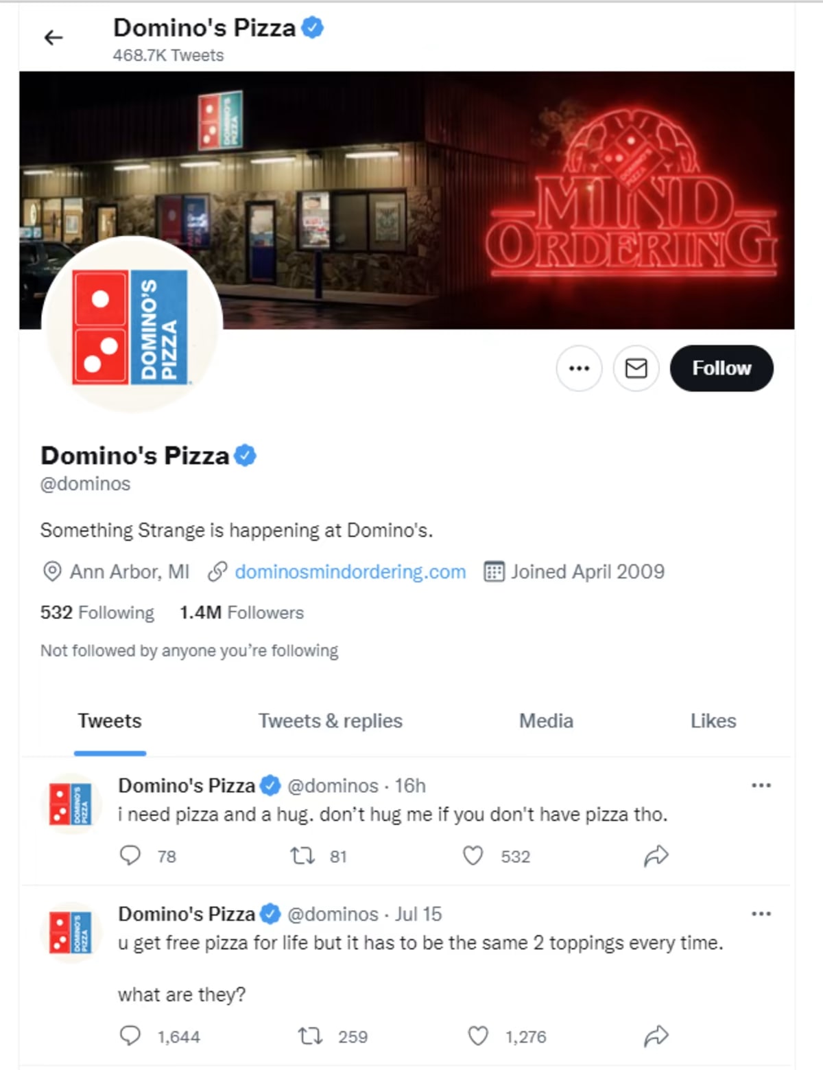 Domino&rsquo;s Pizza obsługa klienta