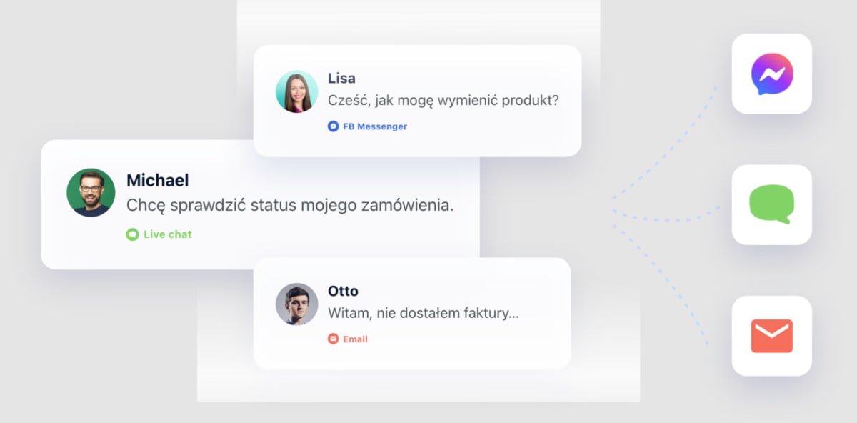 rozmowa z użyciem live czatu od Smartsupp