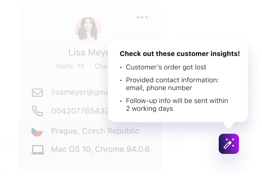 AI chatbot - it is not only for interaction with customers but it also provides data.