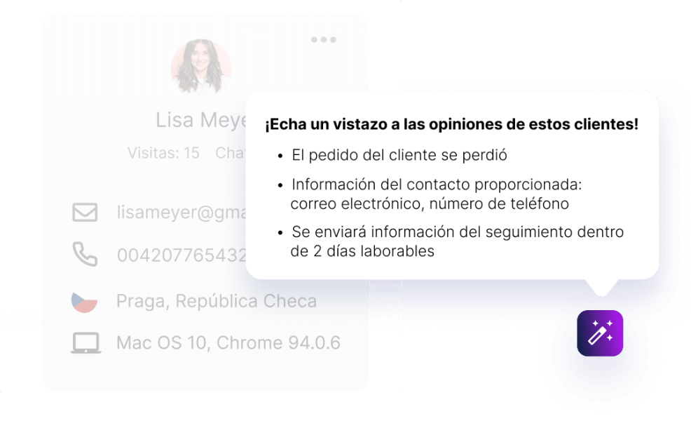 Mayor conocimiento de los datos de los clientes