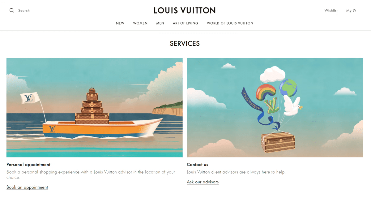 Louis Vuitton obsługa klienta