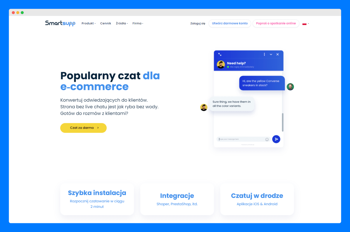 Smartsupp - najlepsze narzędzie do obsługi klienta