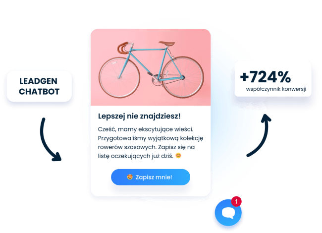 Zwiększona sprzedaż dzięki chatbotowi B2C LeadGen