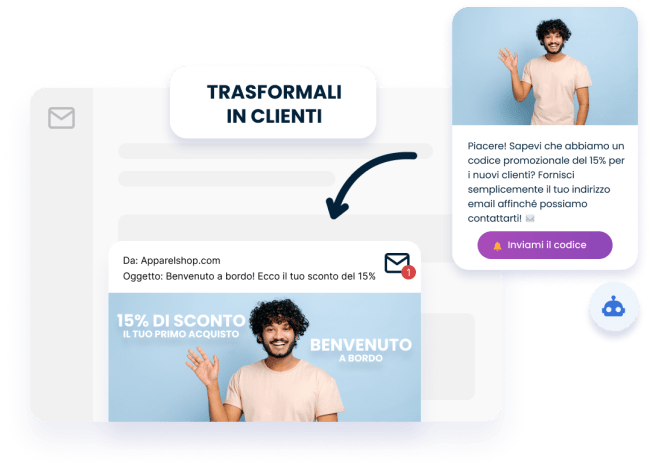 LeadGen Chatbot utilizzando l'e-mail